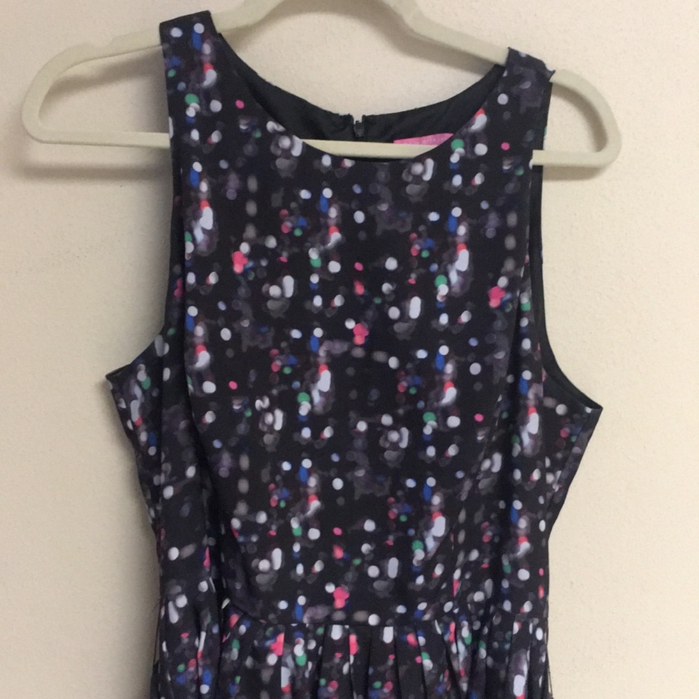 Abstract dot dress